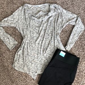 Maurices Plus 2 stretchy cowl neck sweater